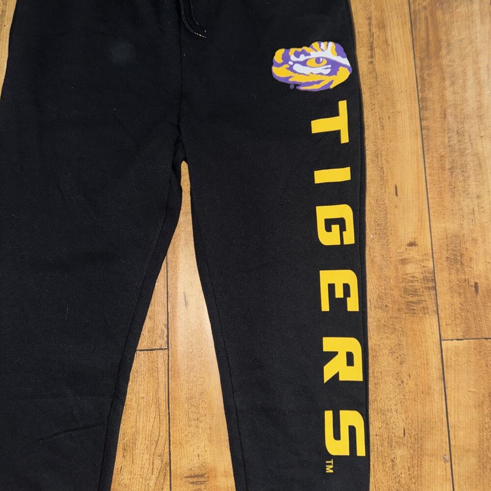 Ultra Game Louisiana State University Jogger Sweatpants Black Large 34x30 BNWT - Picture 2 of 4